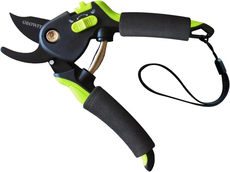 Craft911 Soft Grip Pruning Shears for Weak & Arthritic Hands – Easy-Cut Garden Clippers with Comfort Handle Design - Image 1